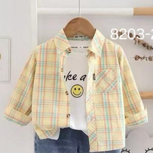 Рубашка Фунтик (5-9) 8203-2 yellow (лето) Фунтик 8203-2 yellow