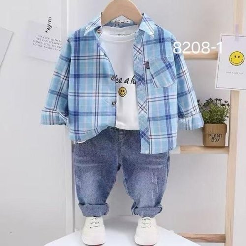 Рубашка Фунтик (1-4) 8208-1 l.blue (деми) Фунтик 8208-1 l.blue