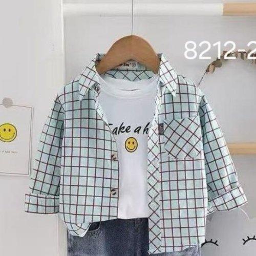 Рубашка Фунтик (5-9) 8212-2 green (лето) Фунтик 8212-2 green