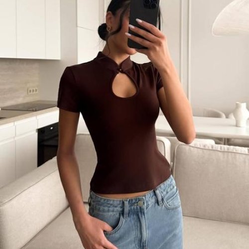 Футболка Akulova (42-48) 1151 brown (лето) Akulova 1151 brown