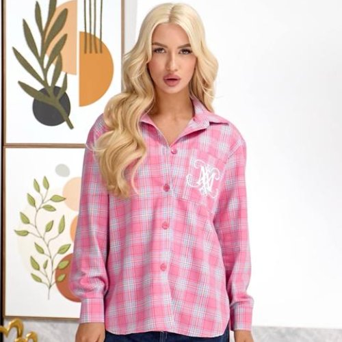 Рубашка Lelis (S-L) 1142-1 pink (деми) Lelis 1142-1 pink