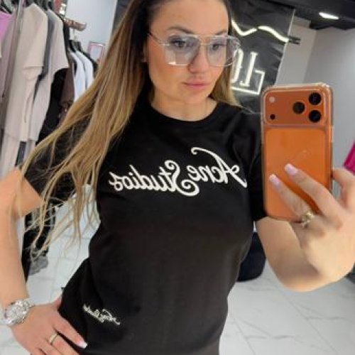 Футболка LOVEKAN (S-L) 1628 black (лето) LOVEKAN 1628 black