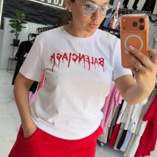 Футболка LOVEKAN (S-L) 1650 white (лето) LOVEKAN 1650 white