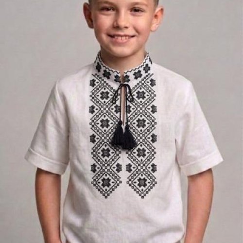 Вышиванка Limerense (116-146) DD231 white (лето) Limerense DD231 white