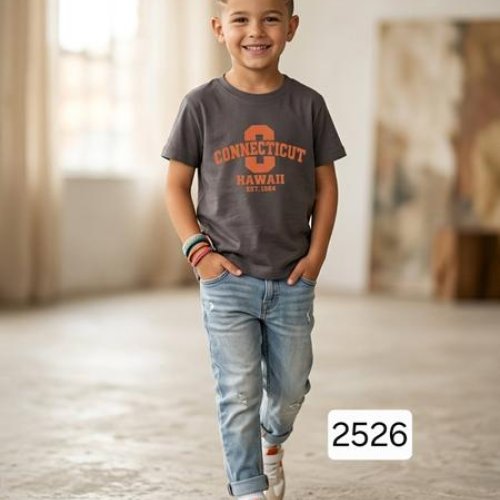 Футболка Фунтик (2-6) 2526 grey (лето) Фунтик 2526 grey