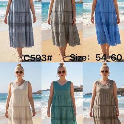 Сарафан Kaffir Lily (54-60) C593 grey (лето) Kaffir Lily C593 grey