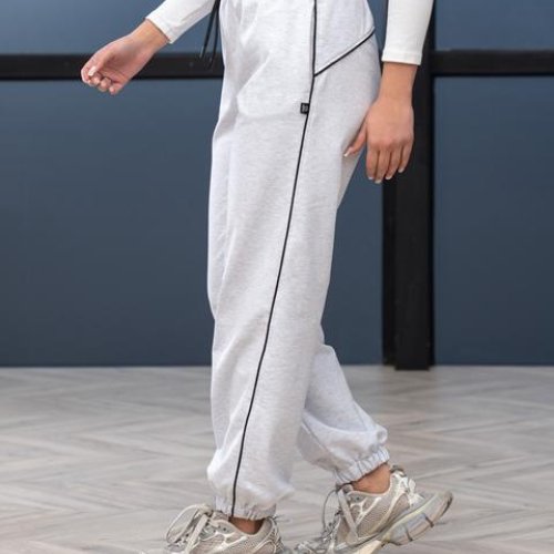 Штаны спорт AZNA (S-XL) Б305 l.grey (деми) AZNA Б305 l.grey