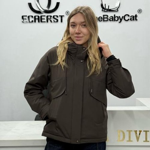 Куртка DGMD (44-52) 2620 brown (деми) DGMD 2620 brown