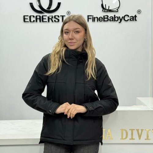 Куртка DGMD (42-50) 2651 black (деми) DGMD 2651 black
