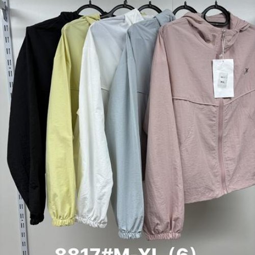 Ветровка DGMD (M-XL) 8817 white (деми) DGMD 8817 white