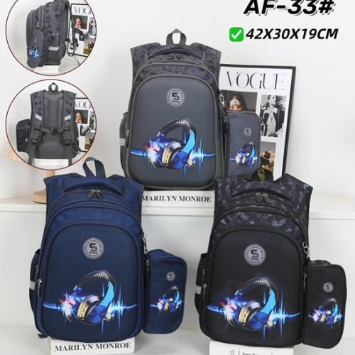 Рюкзак Candy bags (42-30-19) AF33 black (деми) Candy bags AF33 black