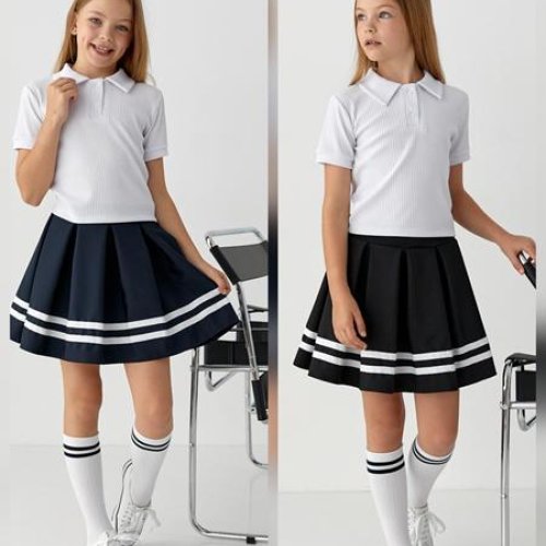 Юбка Moda school (128-164) MD23 black (лето) Moda school MD23 black