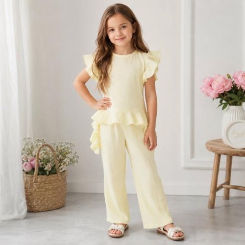 Костюм Moda school (122-140) 8598 yellow (лето) Moda school 8598 yellow