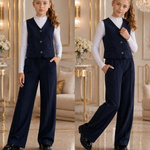 Костюм Karolina (34-42) KR817 navy (деми) Karolina KR817 navy