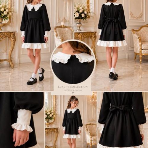 Платье Karolina (30-40) KR863 black (деми) Karolina KR863 black