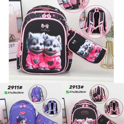 Рюкзак Candy bags (37-28-20) 2913 black (деми) Candy bags 2913 black