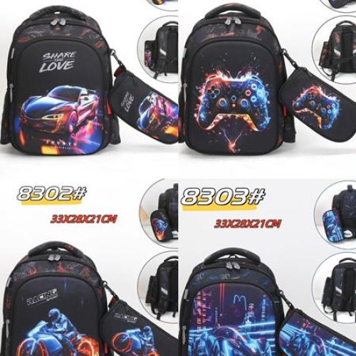 Рюкзак Candy bags (33-28-21) 8303 black (деми) Candy bags 8303 black