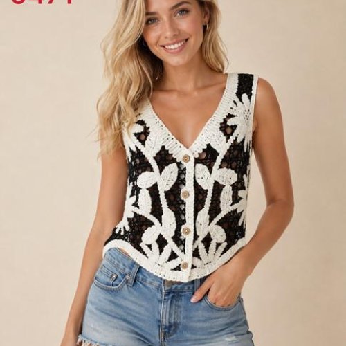 Жилетка Gertie (L-XL) 0471 black (деми) Gertie 0471 black