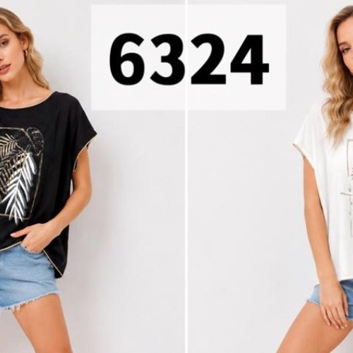 Футболка Gertie (48-56) 6324 black (лето) Gertie 6324 black