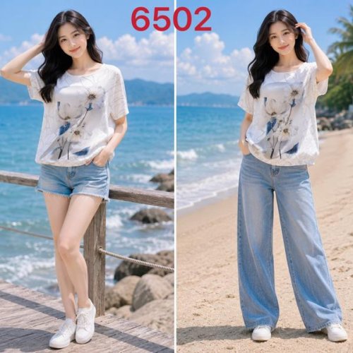 Футболка Gertie (L-4XL) 6502 white (лето) Gertie 6502 white