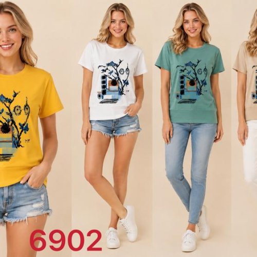 Футболка Gertie (S-2XL) 6902 yellow (лето) Gertie 6902 yellow