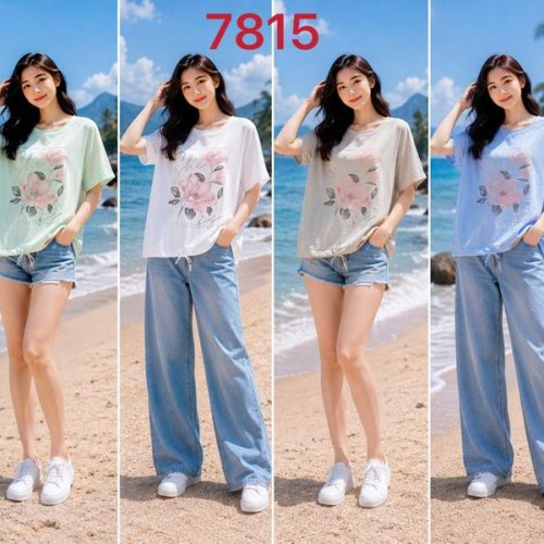 Футболка Gertie (XL-4XL) 7815 l.blue (лето) Gertie 7815 l.blue