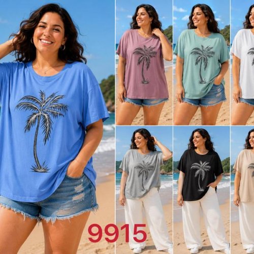 Футболка Gertie (7XL-8XL) 9915 mix (лето) Gertie 9915 mix