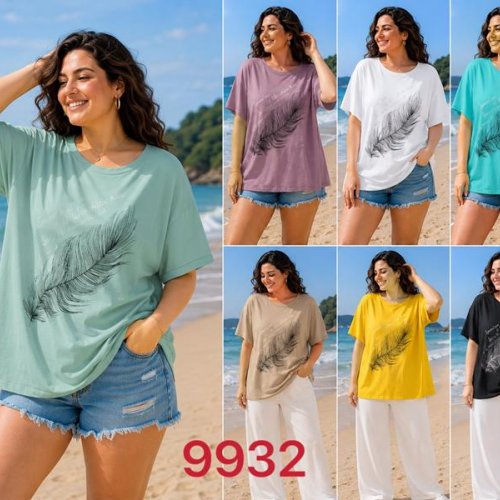 Футболка Gertie (7XL-8XL) 9932 mix (лето) Gertie 9932 mix
