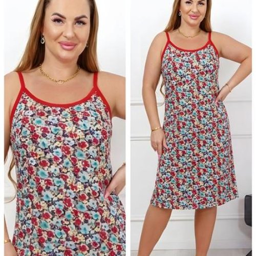 Сарафан Vehuiah (XL-5XL) 26104 red (лето) Vehuiah 26104 red