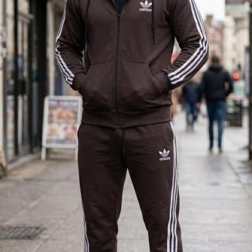 Костюм спорт Delviago (46-54) DL1135 brown (деми) Delviago DL1135 brown