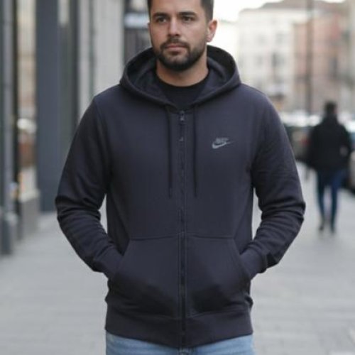 Кофта спорт Delviago (46-54) DL1178 navy (деми) Delviago DL1178 navy
