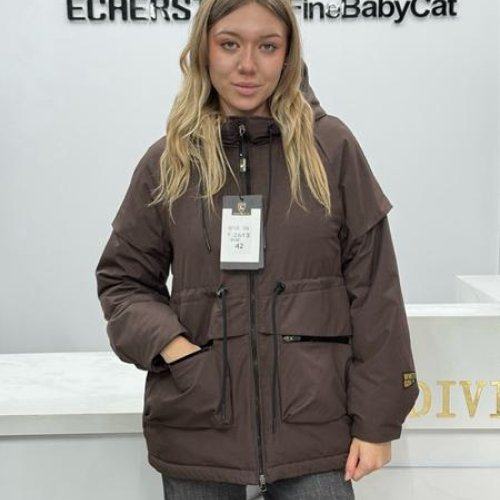 Куртка DGMD (42-50) 2613 brown (деми) DGMD 2613 brown