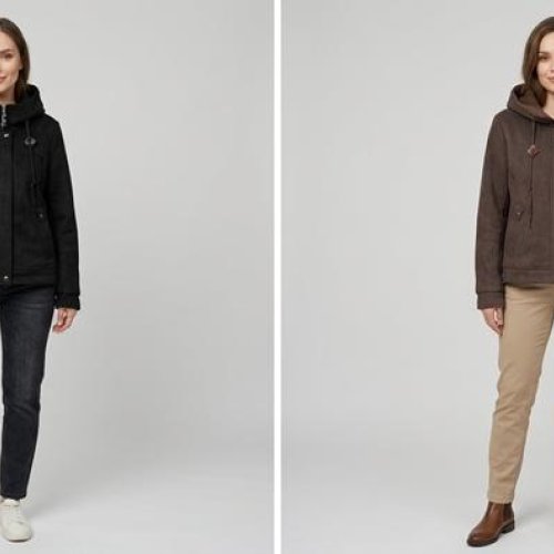 Куртка DGMD (42-52) 2687 black (деми) DGMD 2687 black