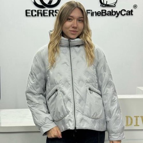 Куртка DGMD (46-54) 6539 l.grey (деми) DGMD 6539 l.grey