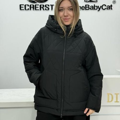 Куртка DGMD (XL-5XL) 6658 black (деми) DGMD 6658 black