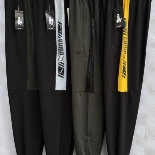 Штаны спорт Shon (48-58) S3733 black-khaki (деми) Shon S3733 black-khaki