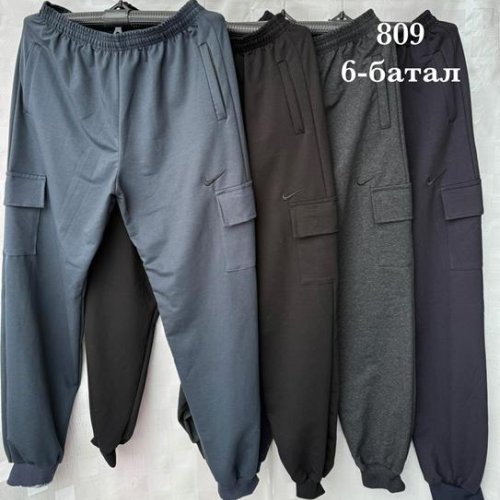 Штаны спорт Shon (56-64) S3704 grey (деми) Shon S3704 grey