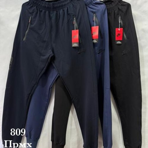 Штаны спорт Shon (48-58) S3726 black (деми) Shon S3726 black