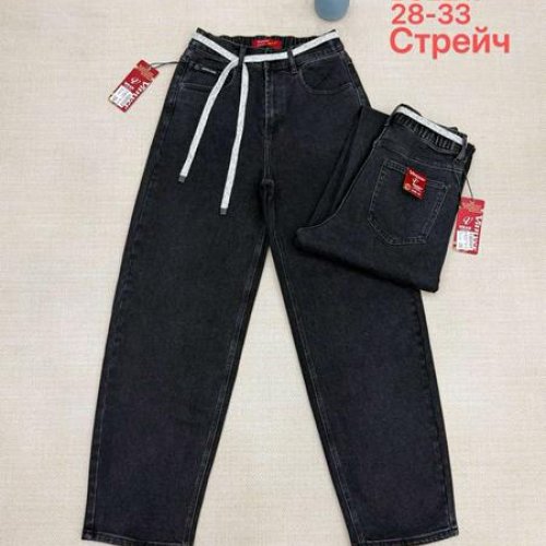 Джинсы Vanver (28-33) B82217 d.grey (деми) Vanver B82217 d.grey