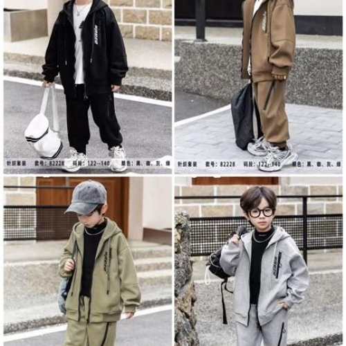 Костюм спорт Major kids (122-140) 82228 black (деми) Major kids 82228 black