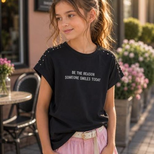 Футболка Major kids (134-152) 11385 black (лето) Major kids 11385 black