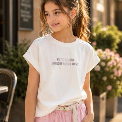 Футболка Major kids (134-152) 11385 milk (лето) Major kids 11385 milk