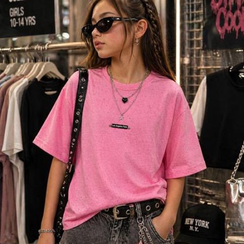 Футболка Major kids (130-170) 2A30111 pink (лето) Major kids 2A30111 pink
