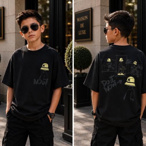 Футболка Major kids (134-152) 3713 black (лето) Major kids 3713 black