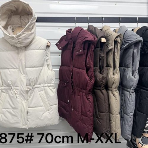 Жилетка Oukali (M-2XL) 6875 grey (деми) Oukali 6875 grey