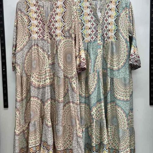 Платье Estima (3XL-6XL) 20824 brown (лето) Estima 20824 brown