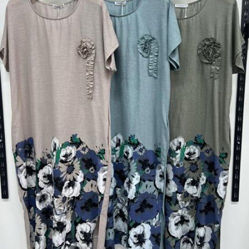 Платье Estima (3XL-6XL) 10831 blue (лето) Estima 10831 blue