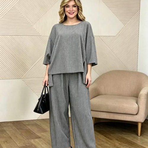 Костюм Estima (3XL-6XL) 119355 grey (деми) Estima 119355 grey