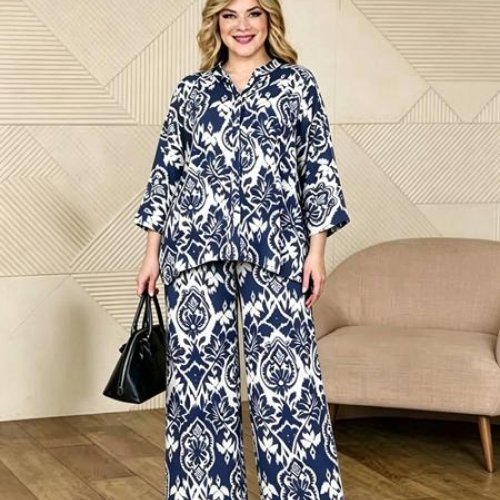 Костюм Estima (3XL-6XL) 20858 navy (лето) Estima 20858 navy