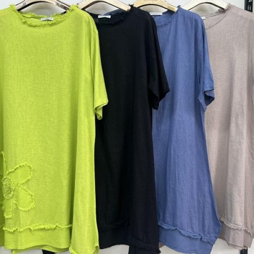 Платье Estima (3XL-6XL) 10801 salat (лето) Estima 10801 salat